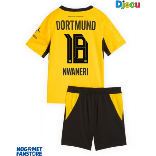 Borussia Dortmund Ethan Nwaneri #18 Domaci Dres za djecu 2026-27 Kratak Rukav (+ Kratke hlače)